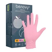 Перчатки Benovy розовые размер "M"