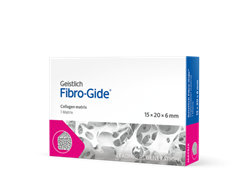 Fibro-Gide 15х20x6 мм, матрикс коллагеновый резорбируемый для аугментации мягких тканей - фото 4590